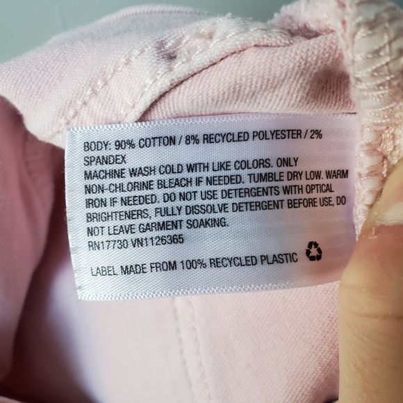 High Rise Button Fly Slim Straight Cropped Jeans Size 6 - Picture 11 of 16